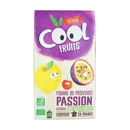 Cool Fruits Pomme de Provence Passion Acerola 12 units of 90g (Passion Fruit - Apple - Acerola)