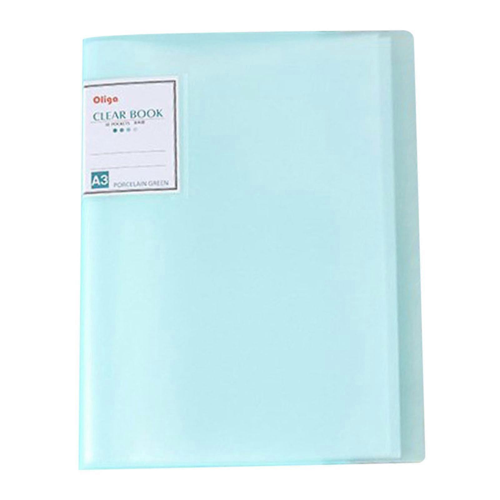 A3 30 Pags Storage Book Data Book Picture Book Painting Drawing Test Paper Storage Folder