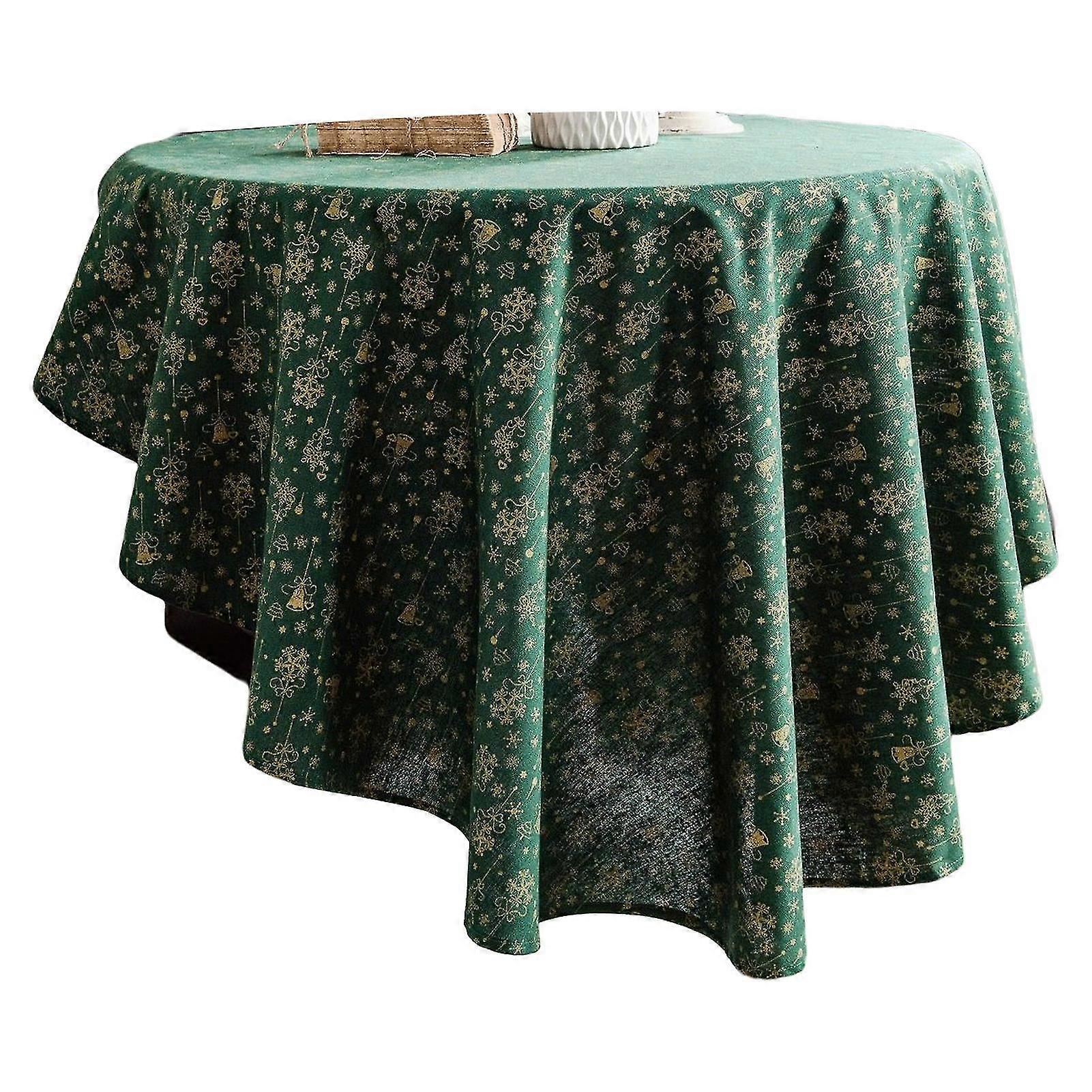 Table Cover Wrinkle Free Anti-fading Printing Tassel Edge Easy To Clean Dustproof Soft Kitchen Dinning Table Cloth Home Use Kaesi