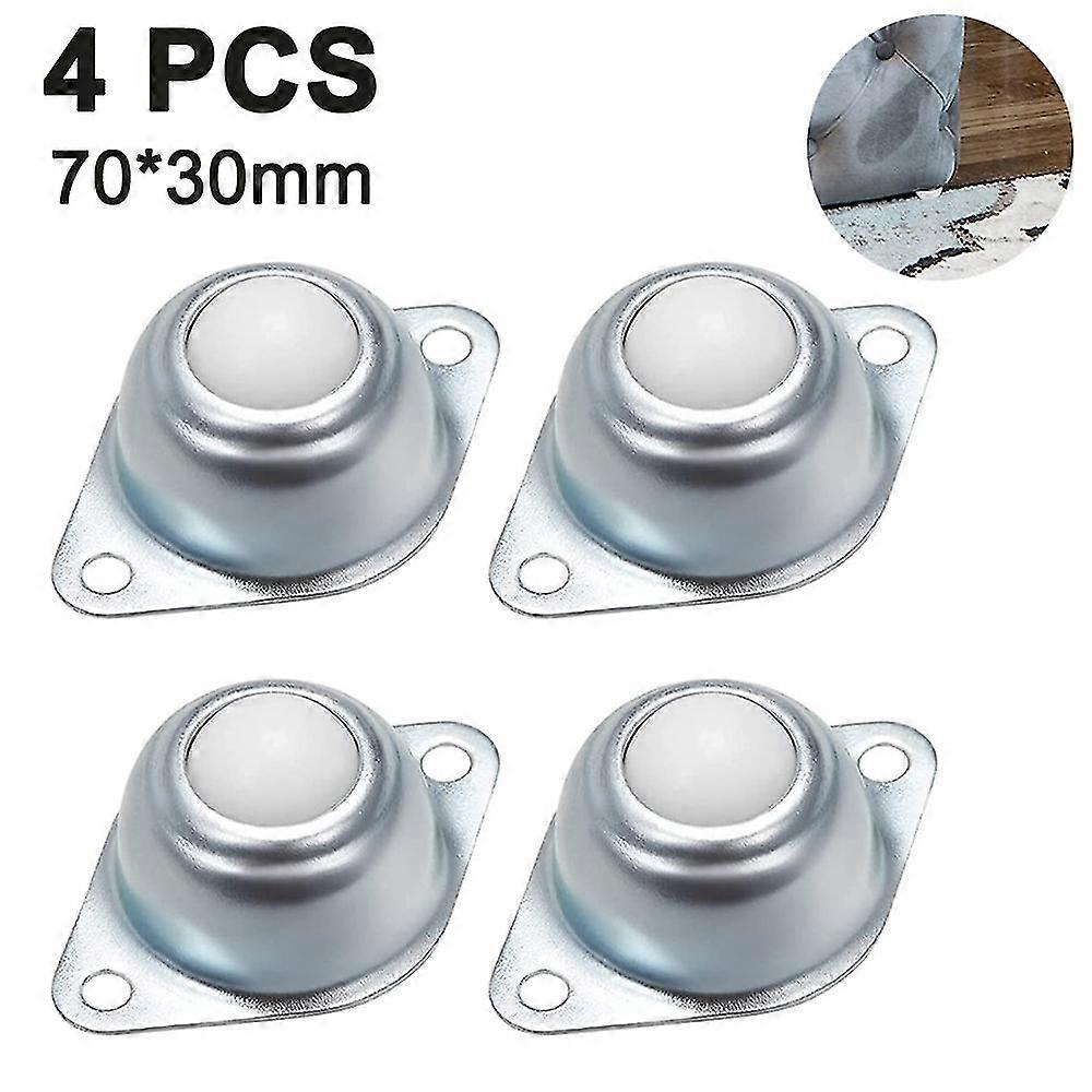 Ball Caster Heavy Duty Conveyor Rollers 4 Pieces