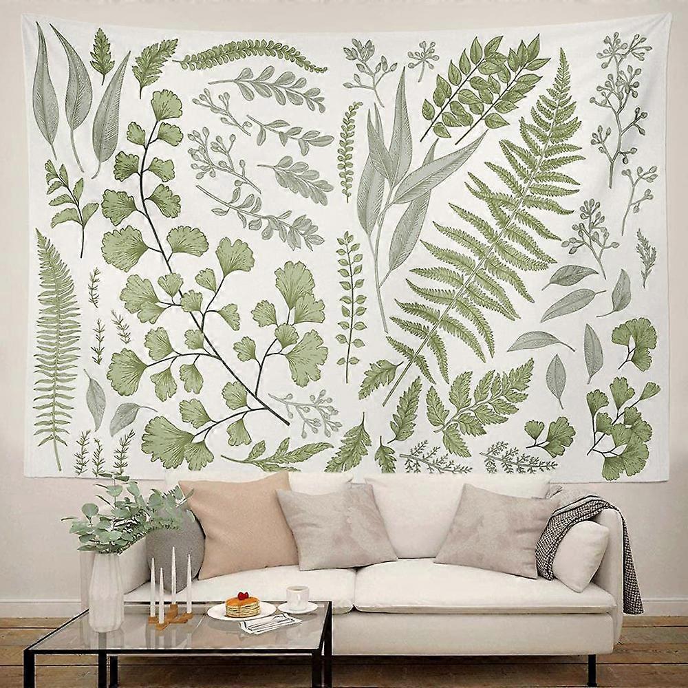 Botanical Polyester Fabric Tapestry