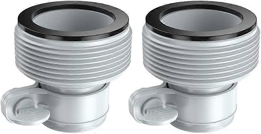 2-pack poolslangadaptertyp för poolpump 1,25-1,5