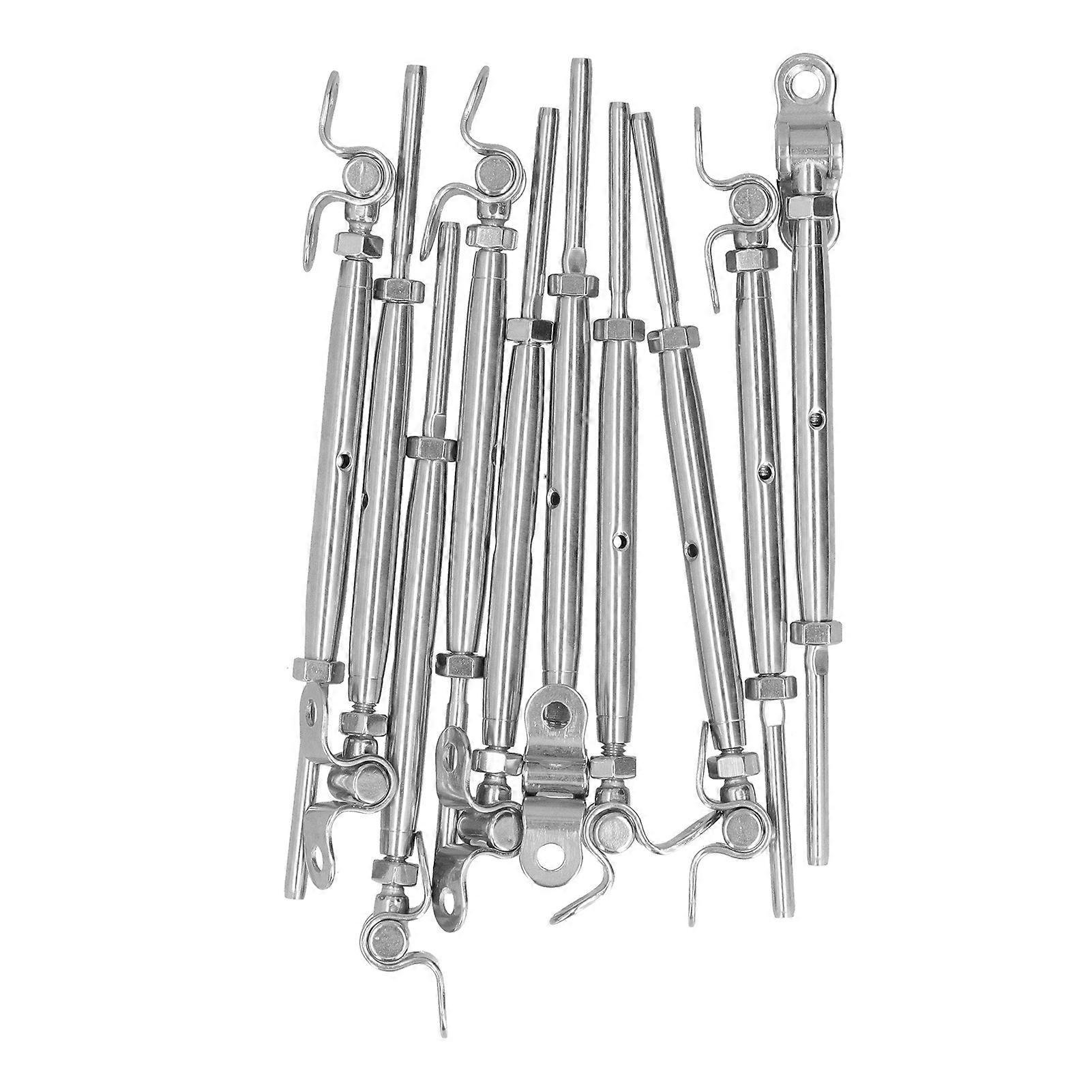 Stainless Steel Cable Railing Kit Adjustable Angle Cable Railing Hardware Kit for Stair Railings1/8
