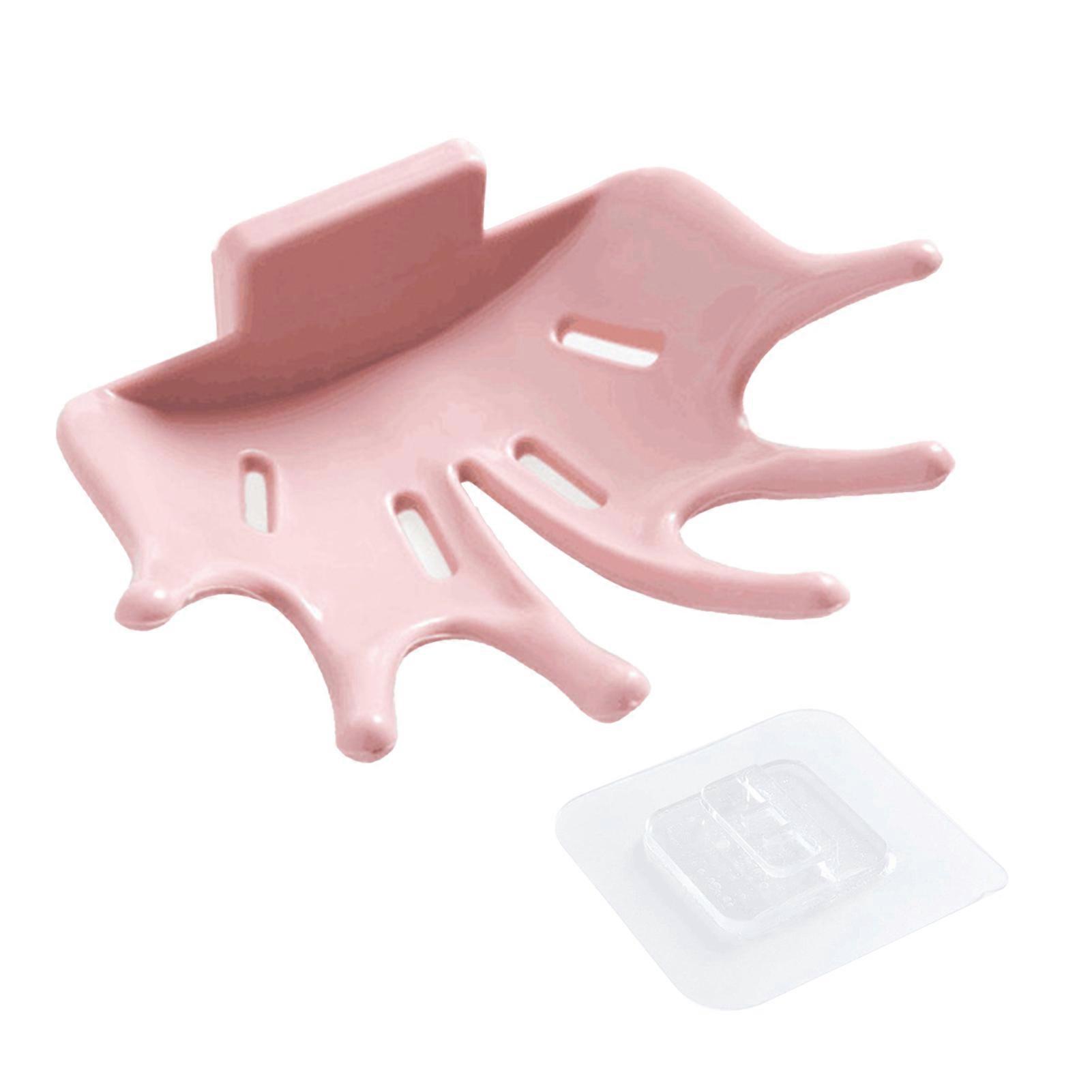 Sturdy Punch-free Soap Box Plastic Creative 6 Claws Soap Case Home Supplies KAESI