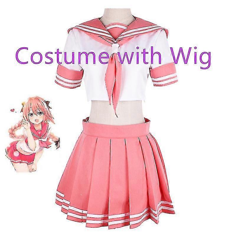 Sbluucosplay Kader Apocrypha Binici Astolfo Erkekler Için Cosplay Jk Okul Üniforması Denizci Takım Elbise Kadın Kıyafet Anime Cadılar Bayramı Kostüm