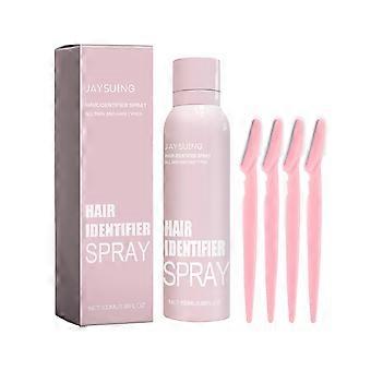 Spray d’identification des cheveux de 100 ml pour le rasage du visage, Spray d’identification des cheveux pour le dermaplaning