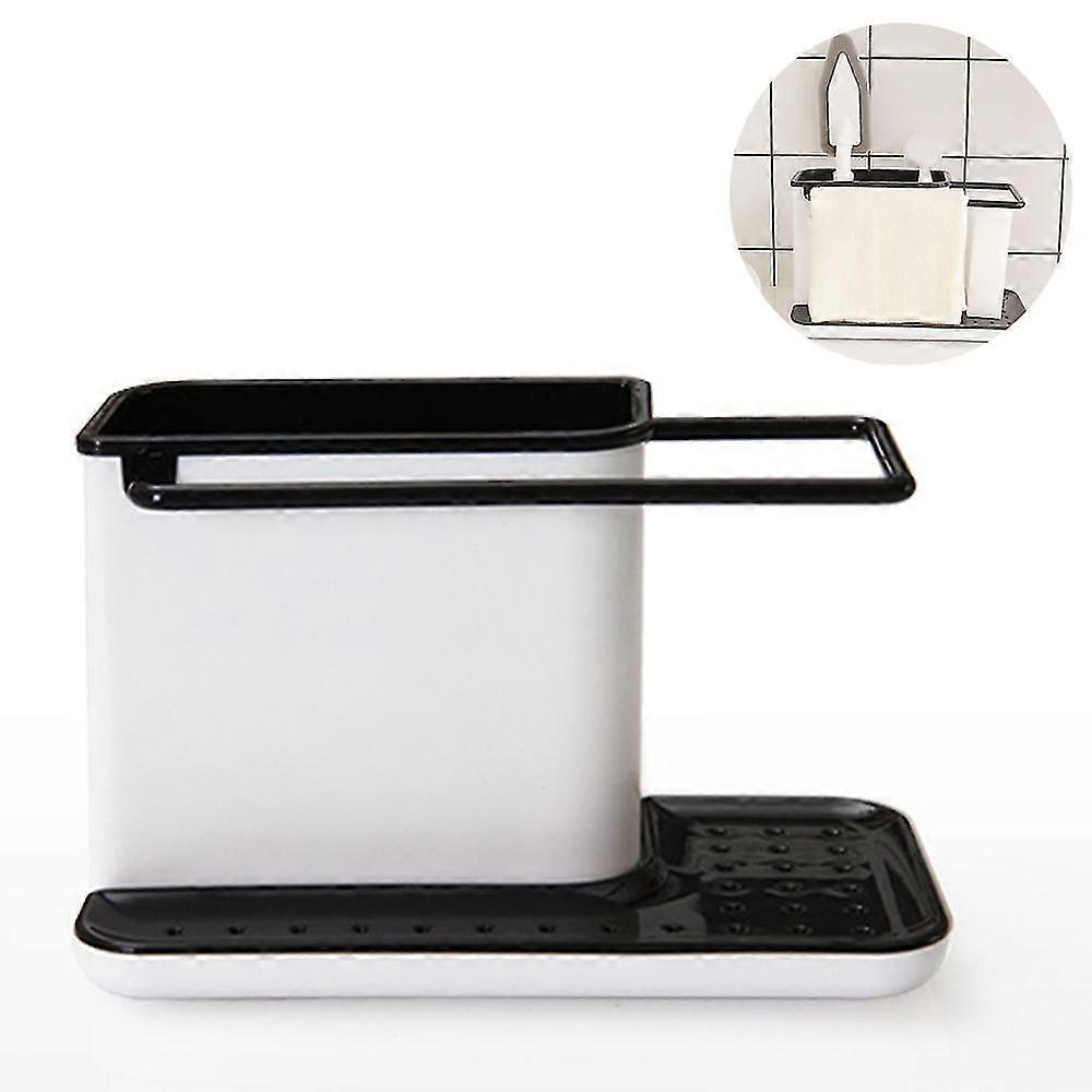 Kitchen Sink Caddy Organizer, Sponge Holder Compatible With Sink