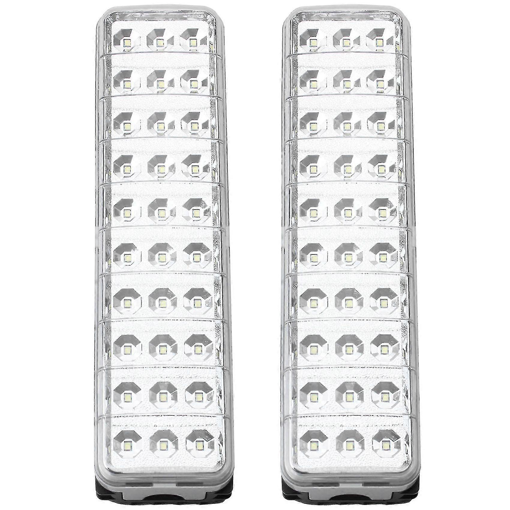 2x Led Emergency Light Flashlight Mini 30 Led 2 Mode Rechargeable Emergency Light Lamp For Home Cam