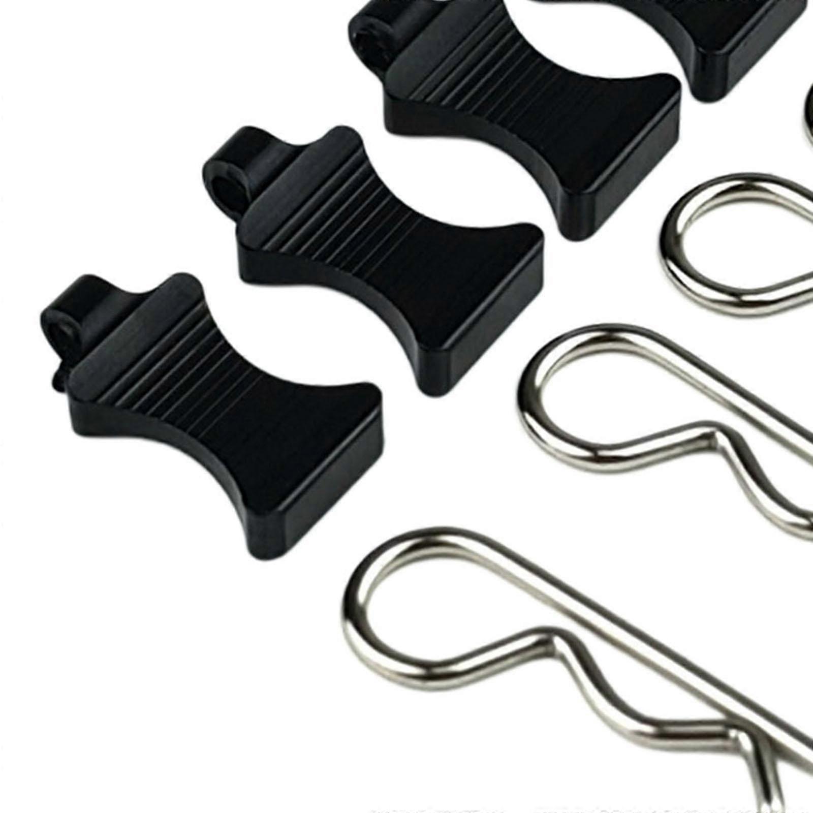 8Pcs RC Car Body Shell Clips Pin 1/6 Modified with Bracket for SCX6 RC Car