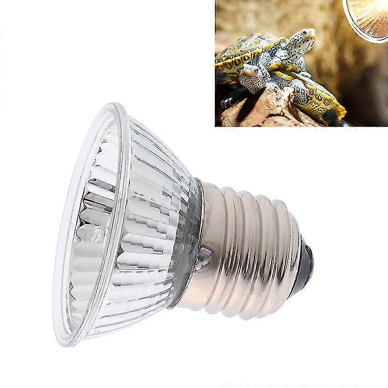25/50/75W UVA+UVB 3.0 Reptile Lamp Bulb Turtle Basking UV Light Bulbs Heating Lamp Temperature Controller