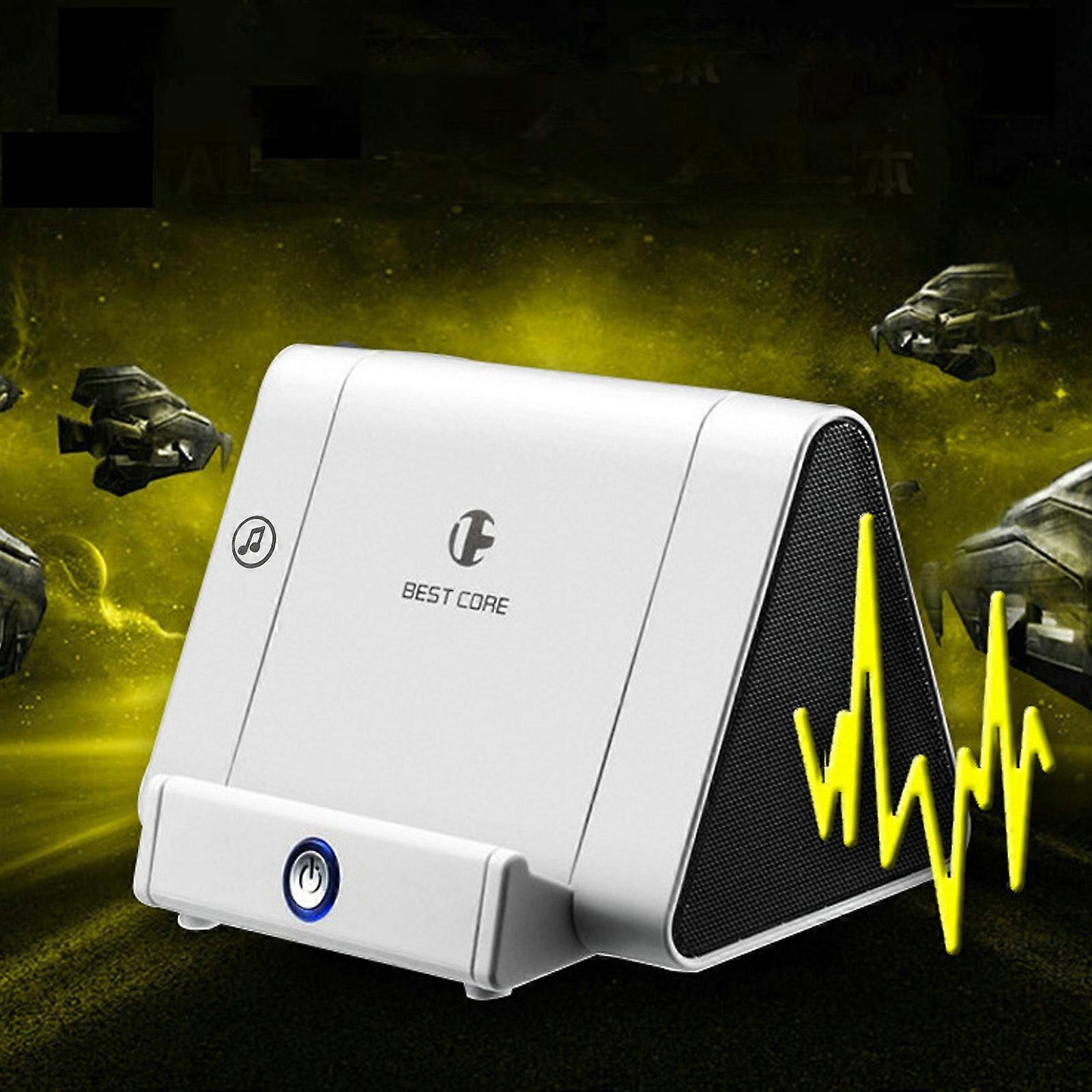 Wireless Induction Speaker Mobile Phone Intelligent Resonance Wireless Phone Amplifier Sound Speaker, Hands- Call, Long Battery Life