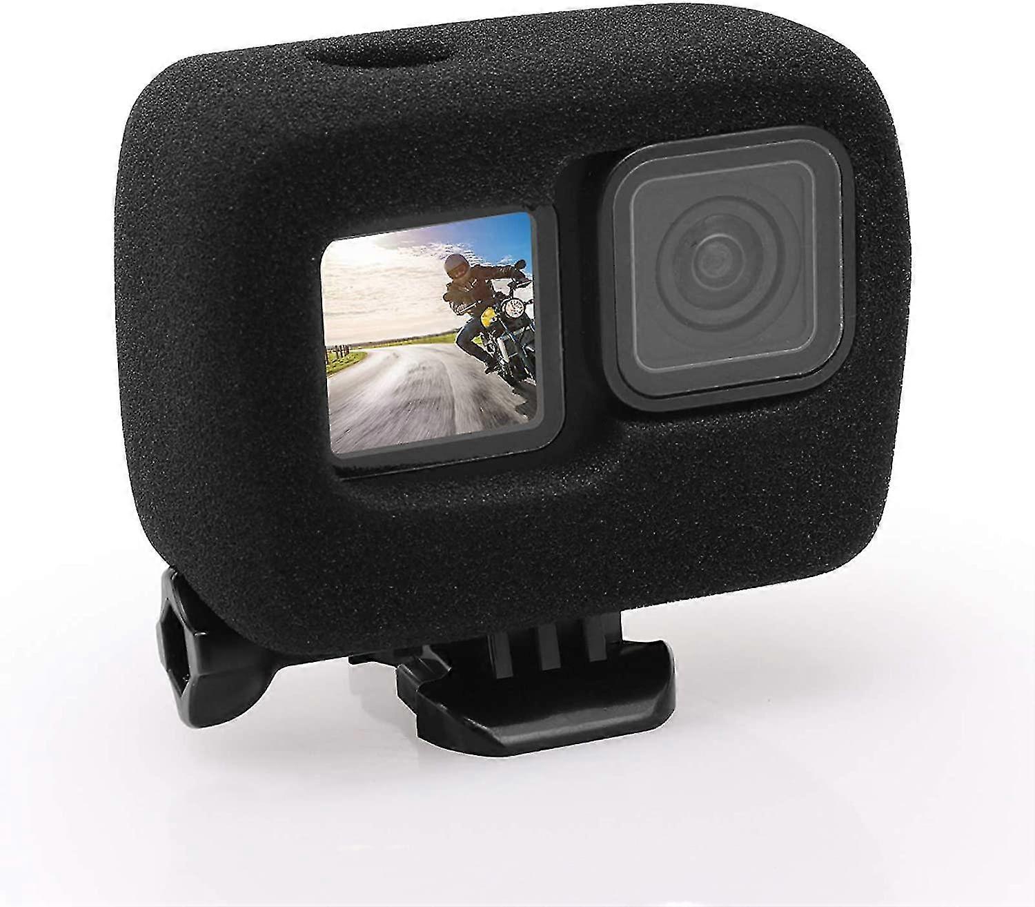 Windslayer-deksel til GoPro 10 Hero 9 vindstøyreduksjonssvampvideodemperhus