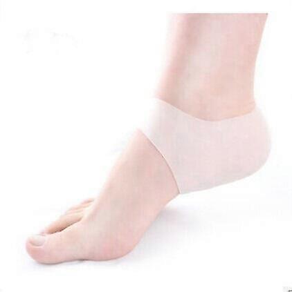 10 pares de protetores de calcanhar de silicone para cuidados com o calcanhar, palmilha ideal para alívio da dor no calcanhar