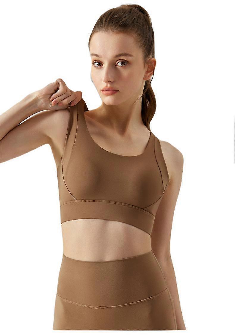 Solid Color Scoop Neck Bra For Women