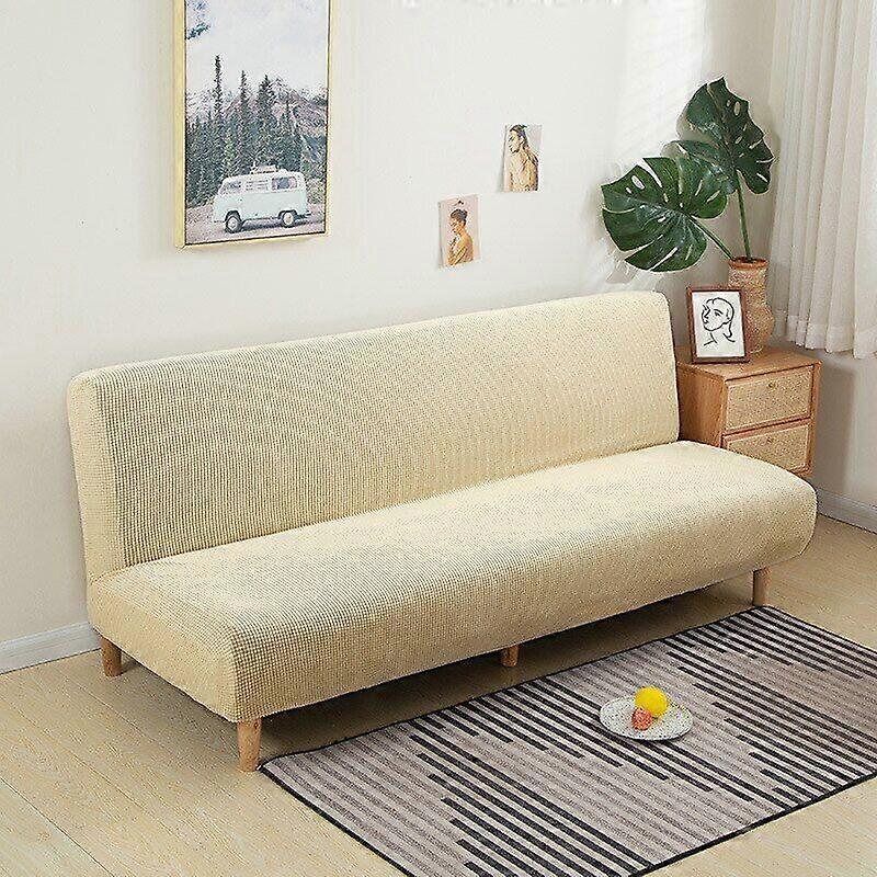 Sammet Enfärgad Elastisk Universal Sofföverdrag Elastiskt Sofföverdrag Slipcover