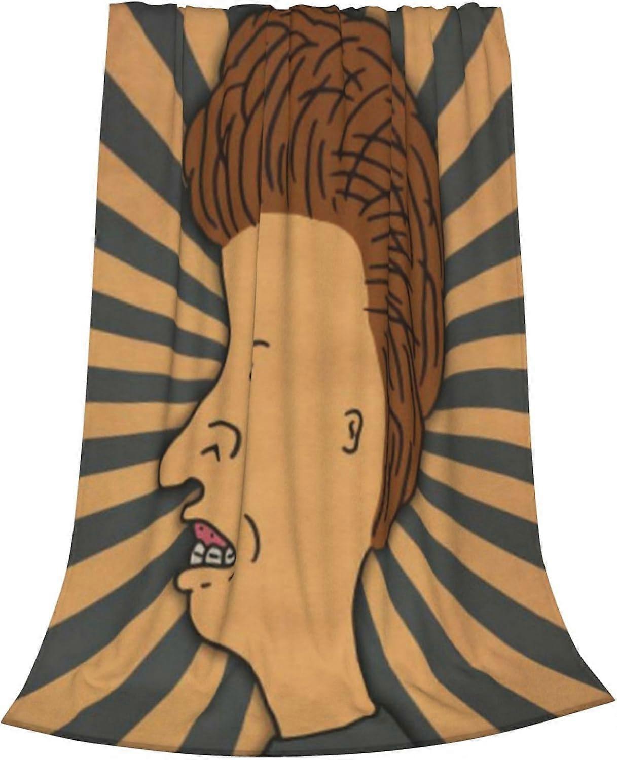 Beavis Comedy Butthead Plush Throw Blanket Soft Lightweight Fleece Throw Skin-Friendly Blanket Suitable for Sofa Bed Use