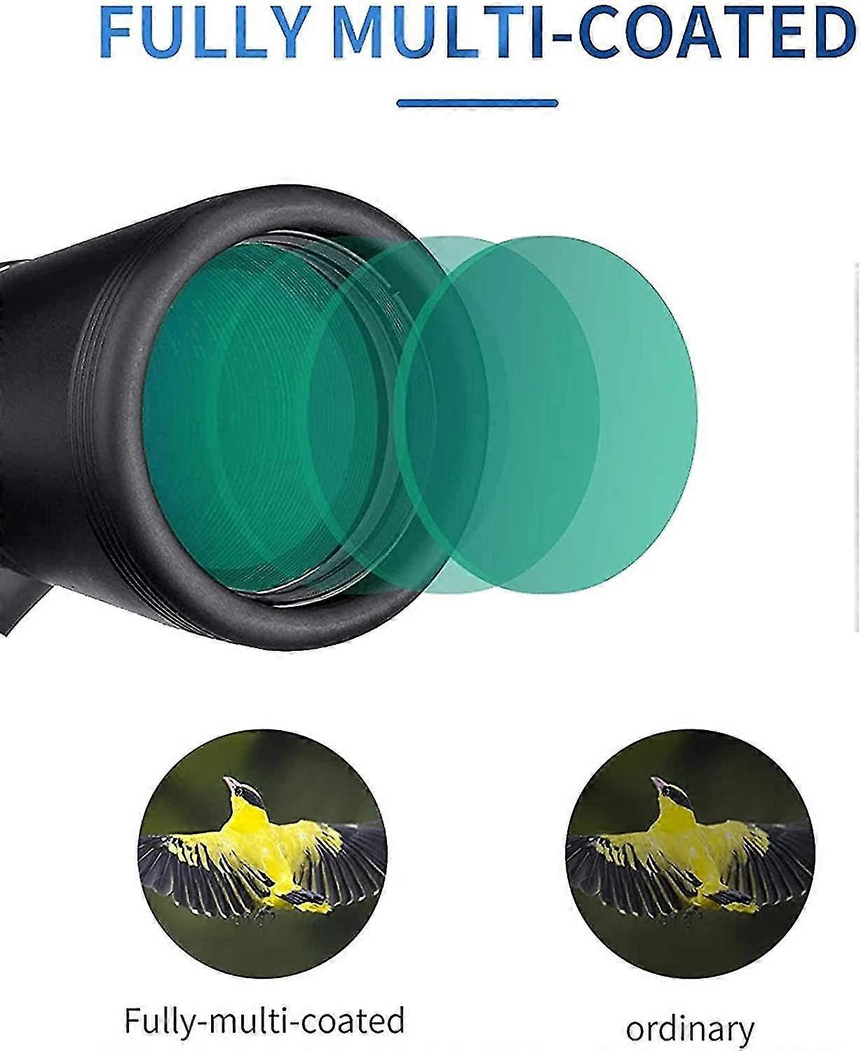 YYH-10X50双眼鏡、キャンププロの双眼鏡アウトドアスポーツ、高精細強力な双眼鏡ブラック