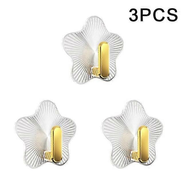 3 pcs Strong adhesive hooks Wall hook No piercing installed