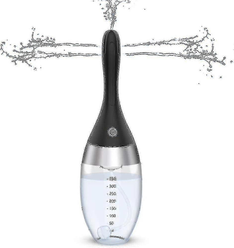 350 ml automatisk klysterpære, 3 intensitetsmoduser