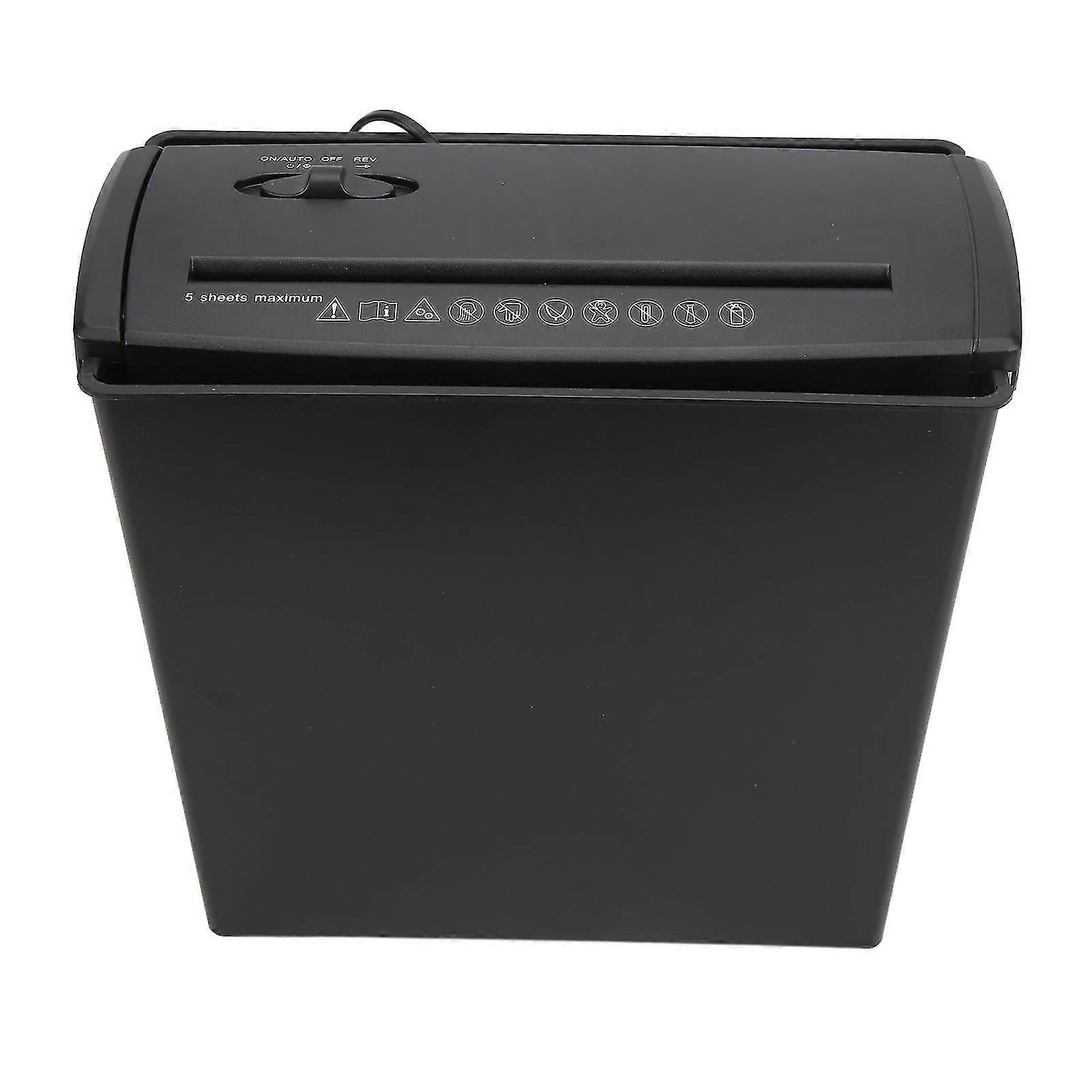 Electric Paper Shredder 10L Small Size 5 Sheets Strip Shredded for Home Office EU Plug 220V-240V
