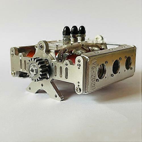 6気筒水平対向エンジンモデル 強力磁気ピストンDC ブラシレスRC 電磁物理玩具