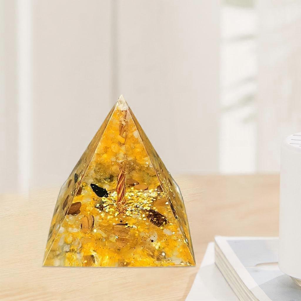 6cm Orgonit Pyramide Energie Generator Craft Orgon Pyramide für Meditation Ornamente