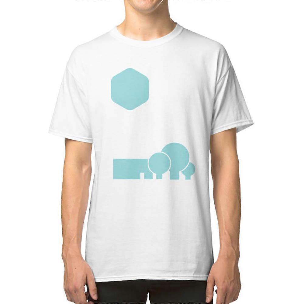 Turquoise Hexagon Sun T-shirt