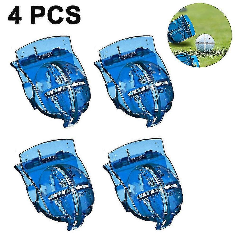 4pcs Golf Ball Line Liner Drawing Marking Alignment Putting Tool&golf
