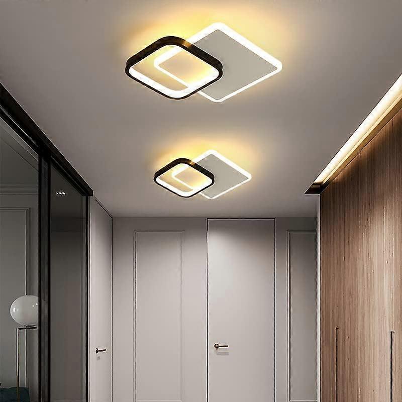 Modern LED Ceiling Light,24W 2700LM Square Ceiling Light,3000K Warm White