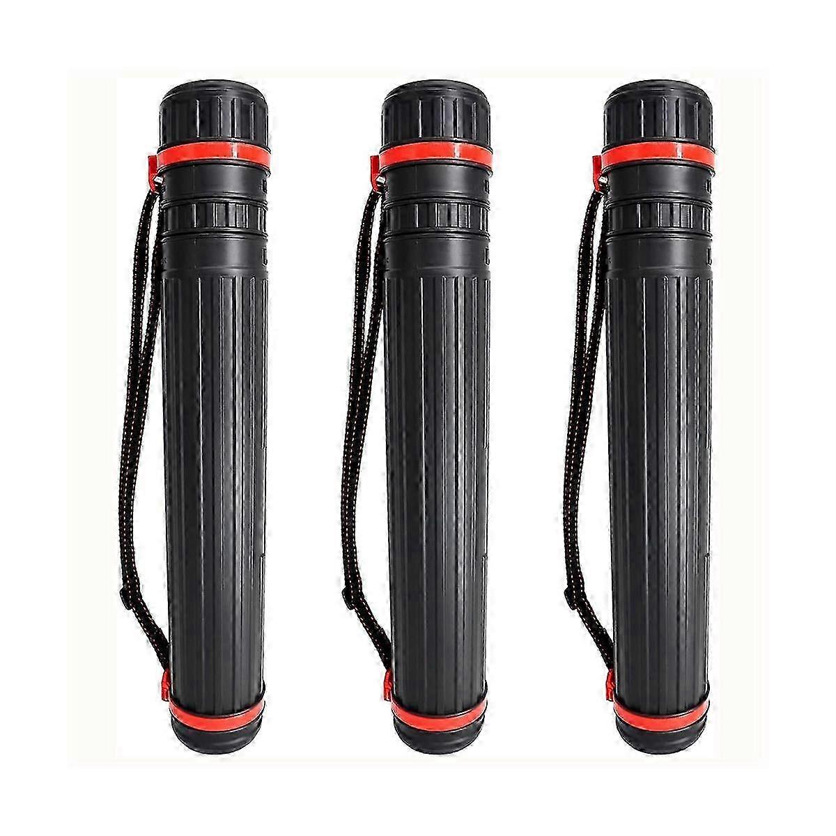 3Pack Poster Tube-Telescoping Blueprint Holder, Art Tube for Posters, Documents, Art, Blueprints, E