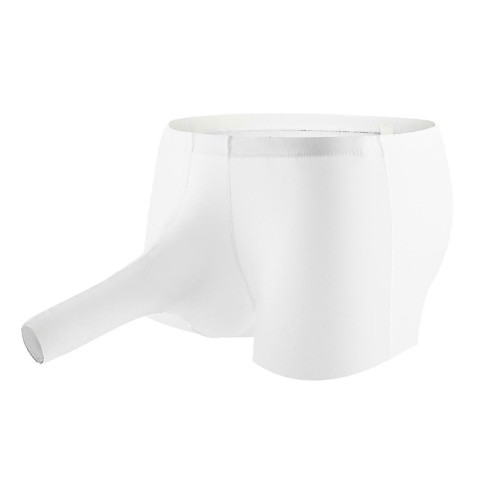 Fashionable Men's Boxer Pants U-shaped Ice Silk Traceless Elephant Trunk Underpa