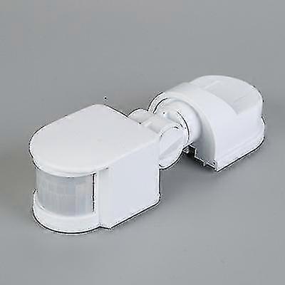 110v-240v Adjustable Body Motion Infrared Sensor Detector Light Bulb Switch (white)