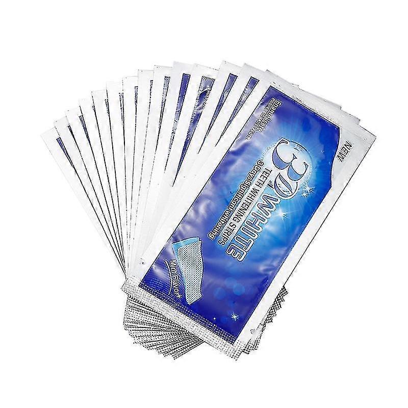 14 حزمة من 28 ملصقا المهنية 3D تبييض الأسنان ملصقات المهنية تأثير تبييض جديد