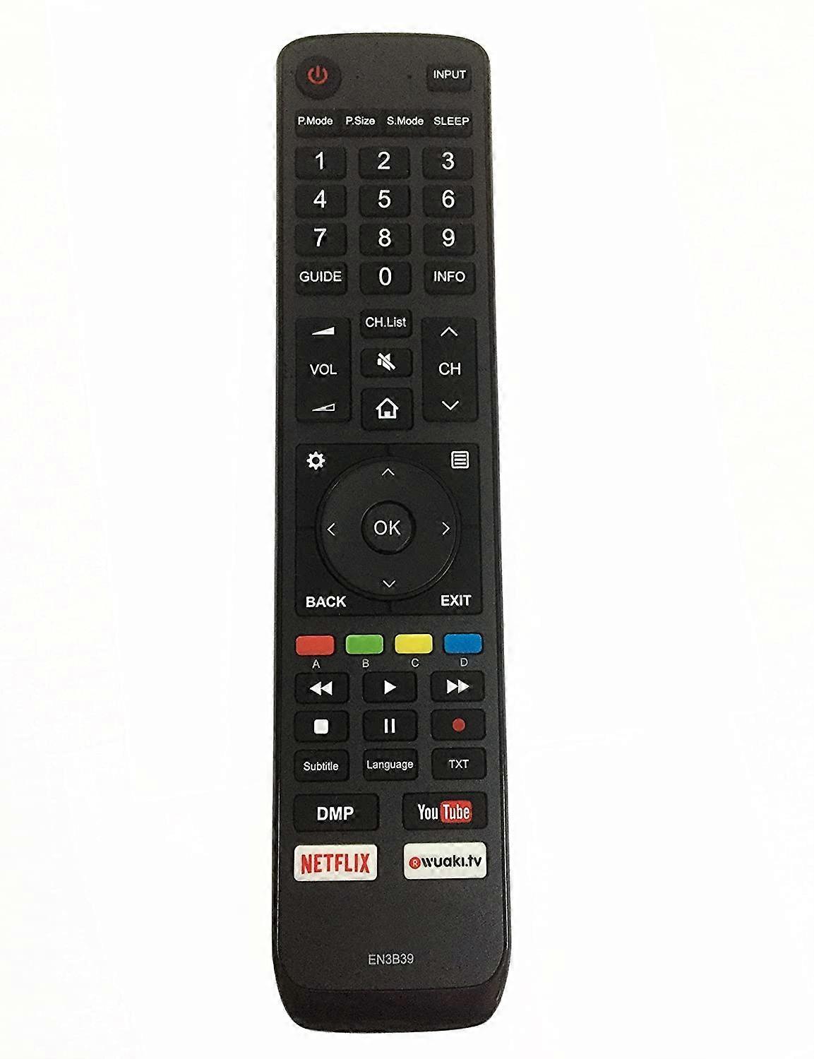 EN3B39 Remote Control For Hisense LED LCD TV