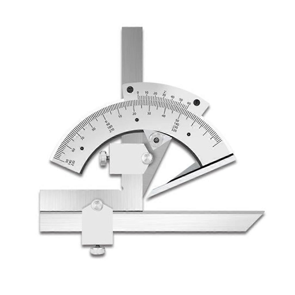 Precision-Marking Ruler Stainless Steel Protractor Edge Angle Ruler