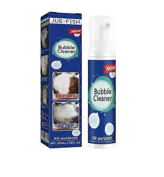 Bubble Foam Cleaner,Multi-Purpose Foam Cleaner All-Purpose Rinse-Free Cleaning Spray for Cookware