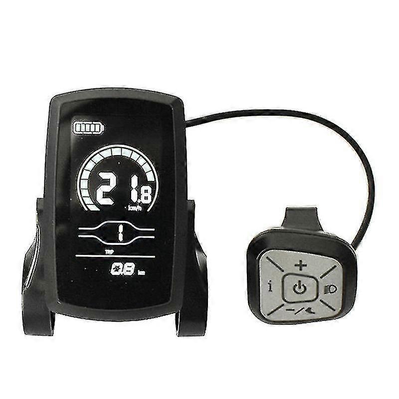Ebike 36v48v Yl80c Lcd Meter Intelligent Control Panel Display For Ebike Controller Waterproof Plug