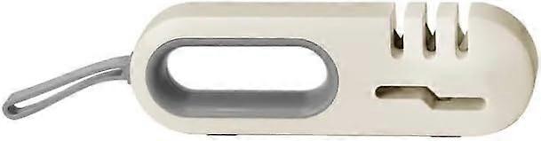 knife sharpener with adjustable angel knob, multifunctional 4stage sharpening kitchen knife sharpener (Grey)