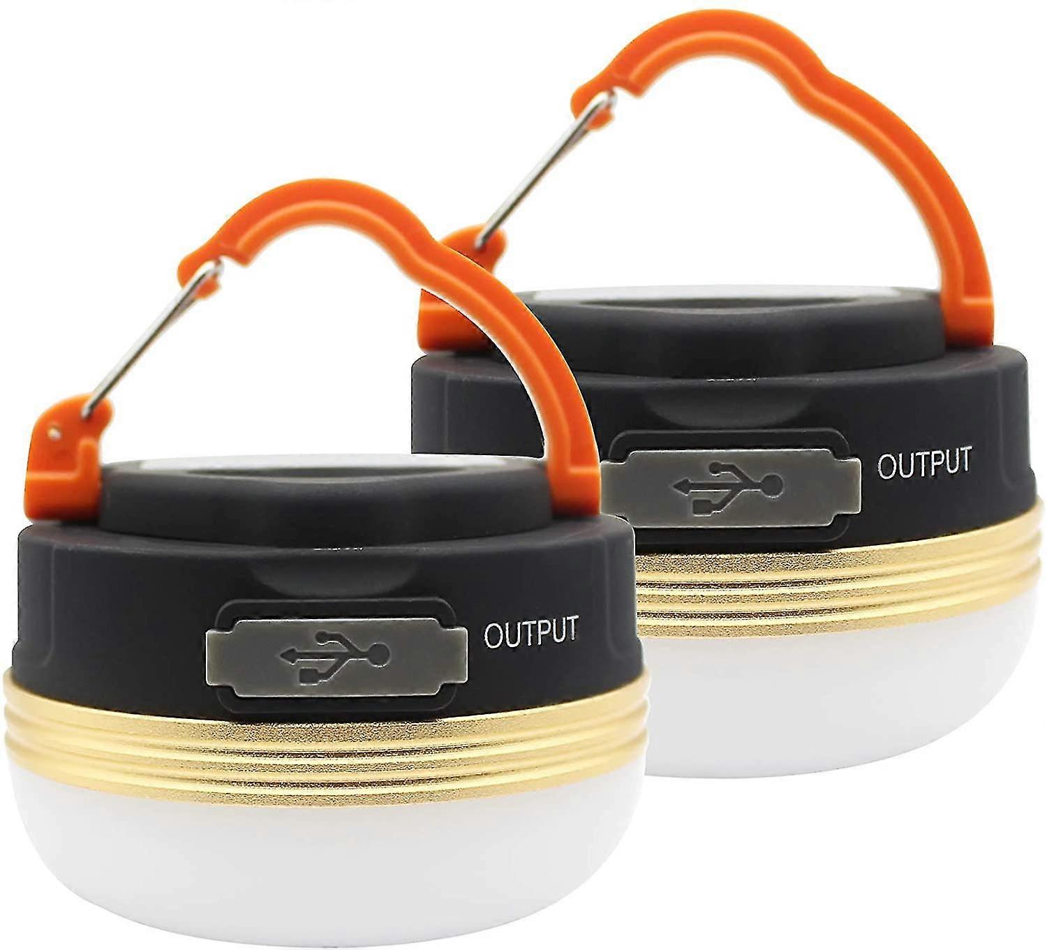 Portable Lantern 2 Pack Camping Lantern Lantern Led Usb Charging Lamp