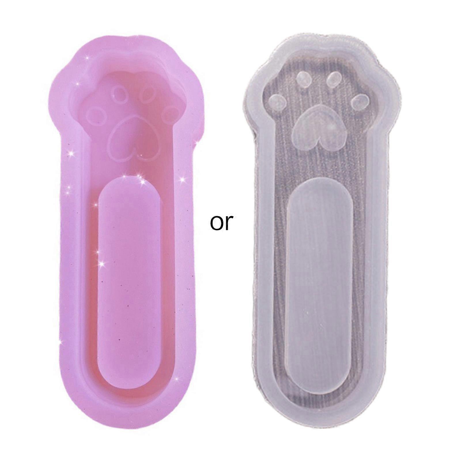 Geometry Cat Claw Stick Resin Casting Silicone Mold Keychain Decorative Mold
