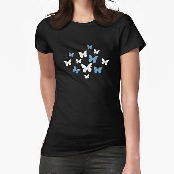 T-shirt ajusté papillons-RK9863