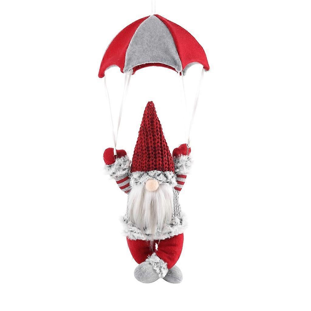 Faceless Skydiving Santa Claus