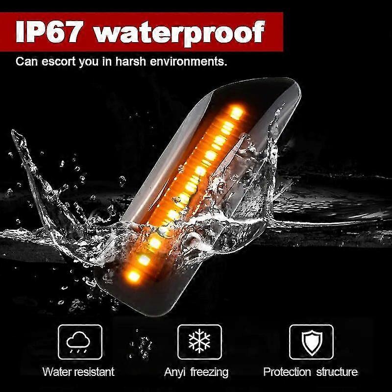 Hacreyatu 2 Pz Indicatore di direzione a LED per Volvo XC90 S80 XC70