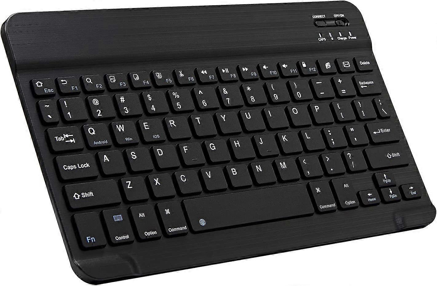 Bluetooth Keyboard, Ultra-Slim Rechargeable Wireless Bluetooth Keyboard compatible with iOS