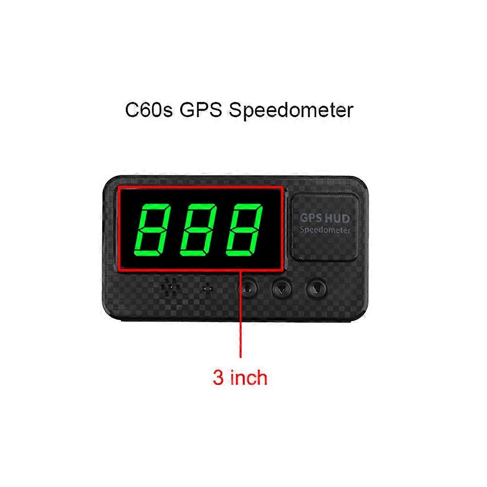 LEEPEE KM/h MPH Big Fonts LED Display Altitude Display Projector Odometer Car GPS Speedometer Car Head Up Display C60s/C80