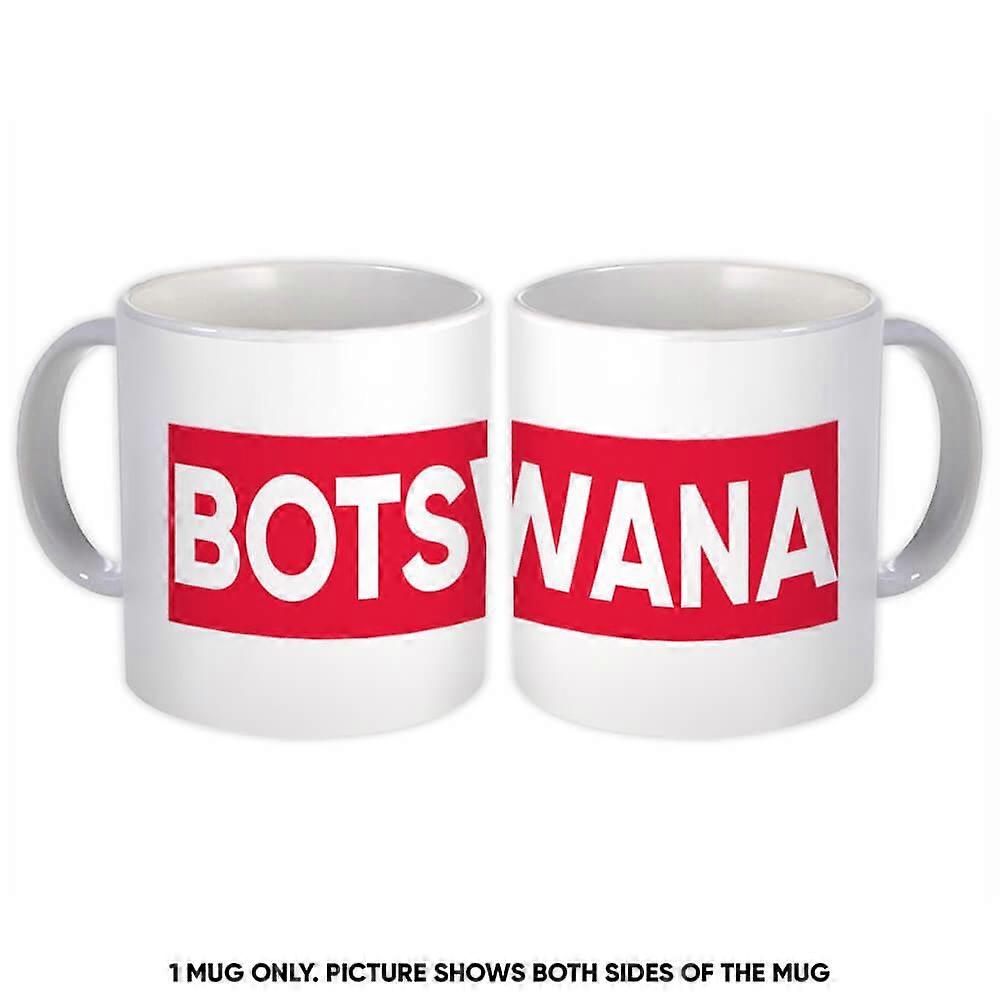 Ajándék bögre: Botswana Botswana Red