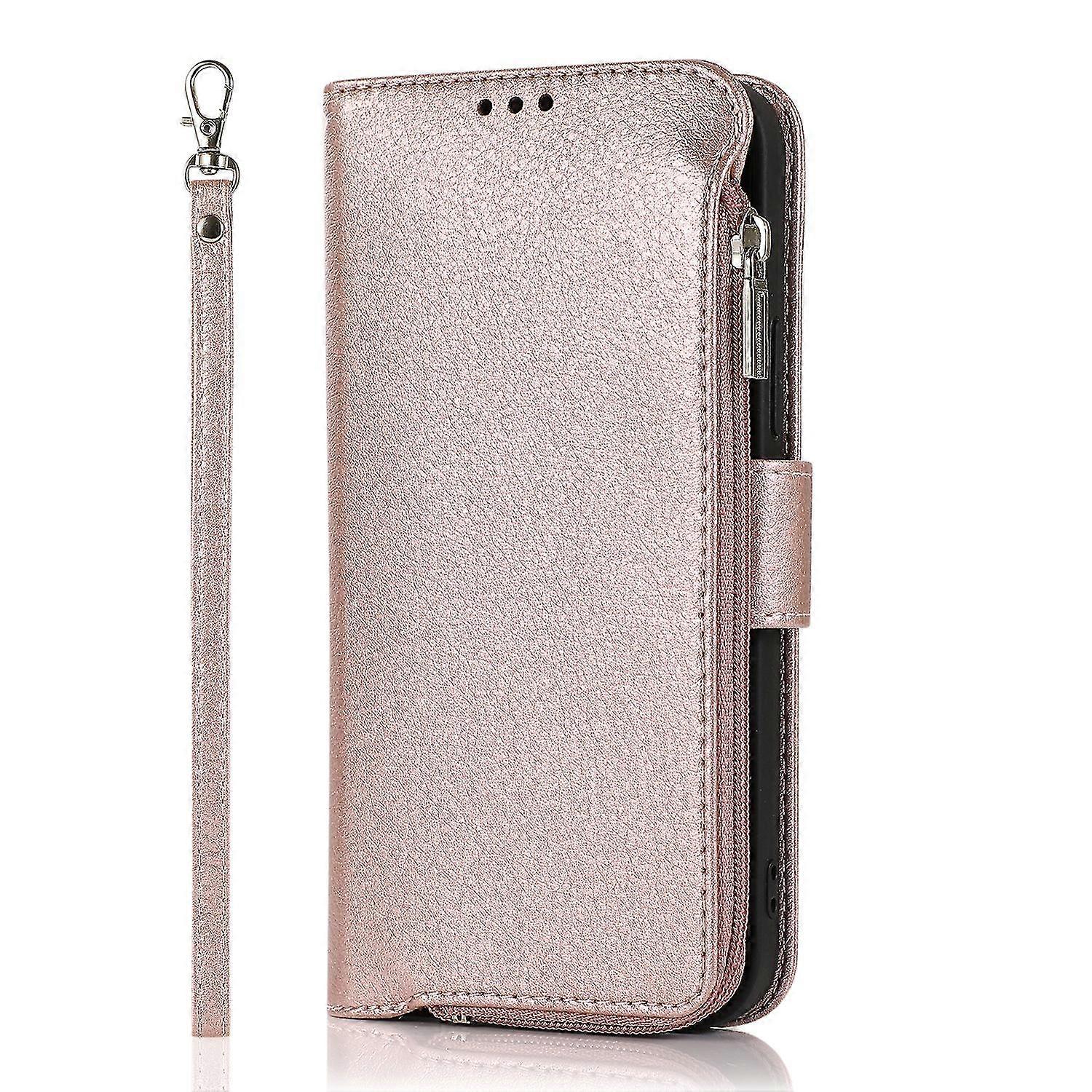 Wallet Phone Case Iphone 14 Plus With Lanyard Card Holder Pu Leather