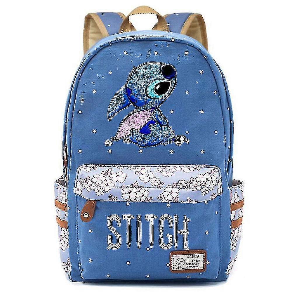 جديد Kawaii ديزني غرزة فتى فتاة أطفال حقائب الكتب المدرسية النساء Bagpack المراهقين حقائب مدرسية قماش السفر حقيبة كمبيوتر محمول على ظهره