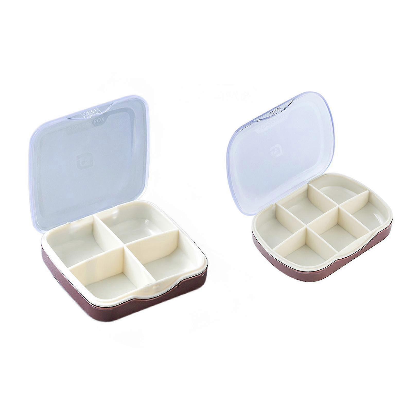 Portable Tablet Box Dispensing Sealed Tablet Box Candy Box Multi Compartment Waterproof Storage