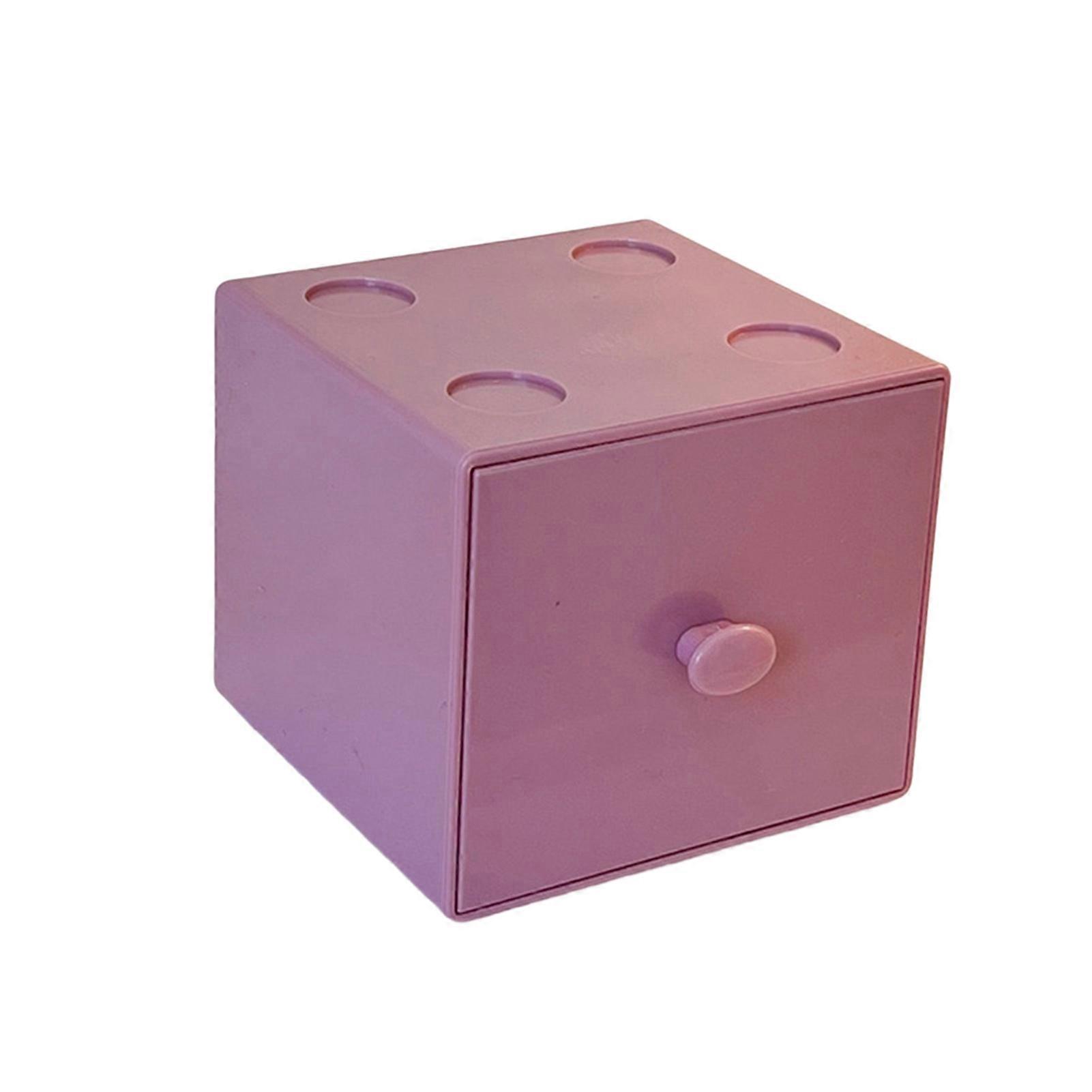Diverse låda Hög hållbarhet Utrymmesbesparande plast Desktop Square Diverse förvaringslåda Box Box Container Hemtillbehör